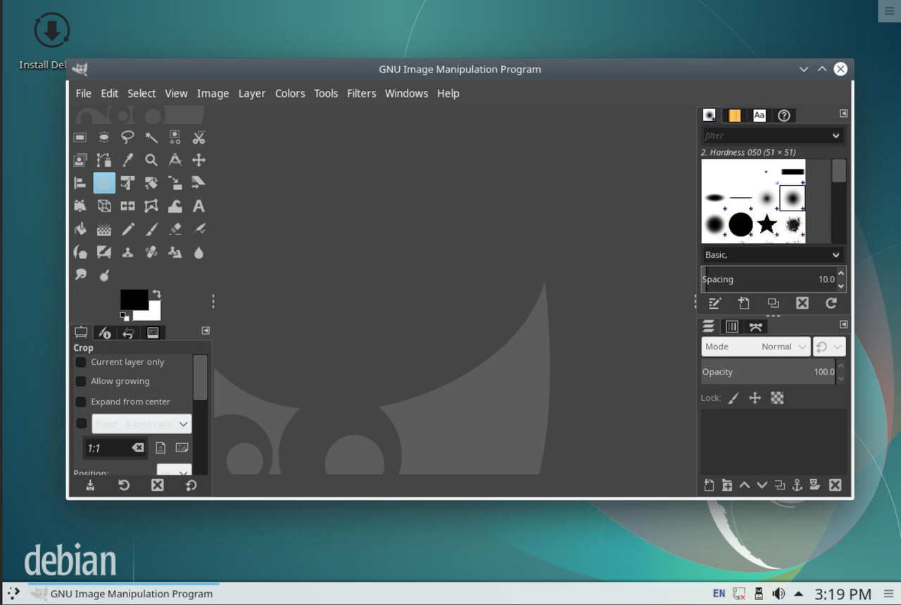 Debian 10.13.0 KDE GIMP 2.10 - English.png