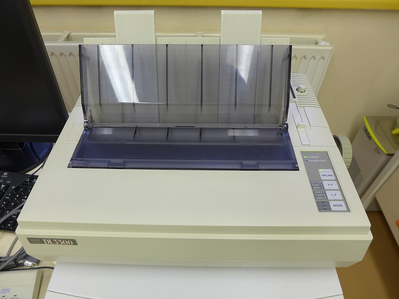 Fujitsu DL3300 dot matrix printer.JPG