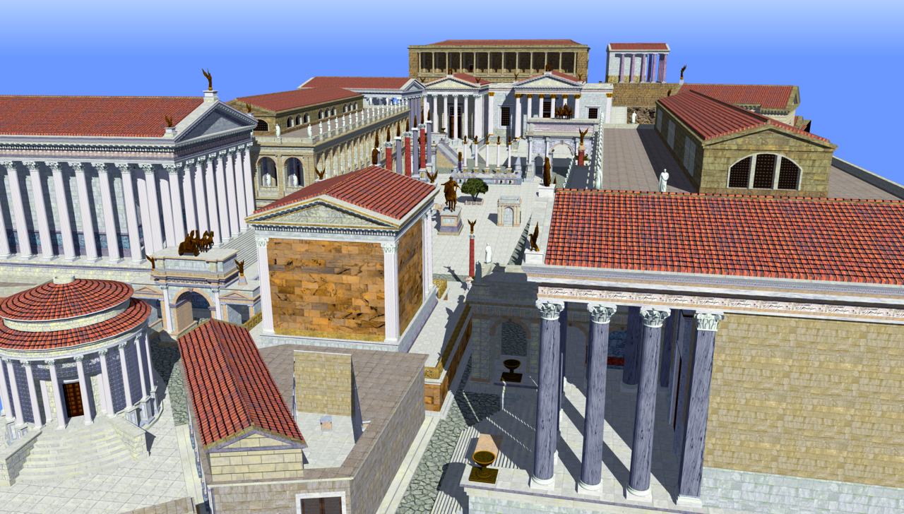Roman forum sketch up model.png